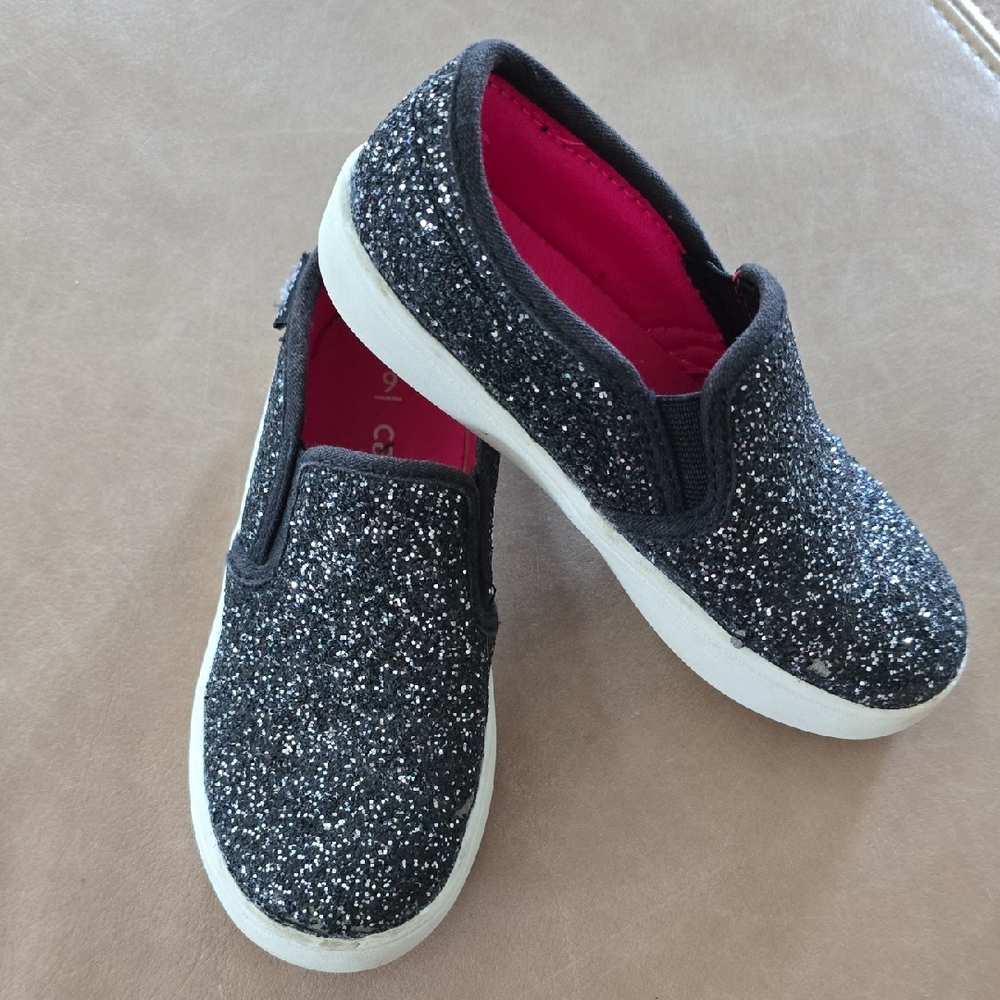 Carter's Glittery Black Kids Sneakers
